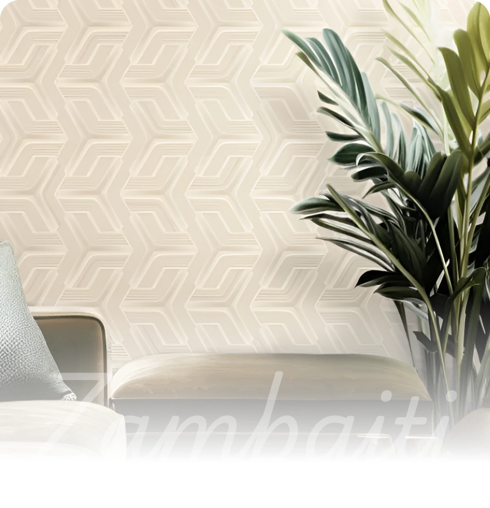 Zambaiti Parati Textured baige Wallpaper